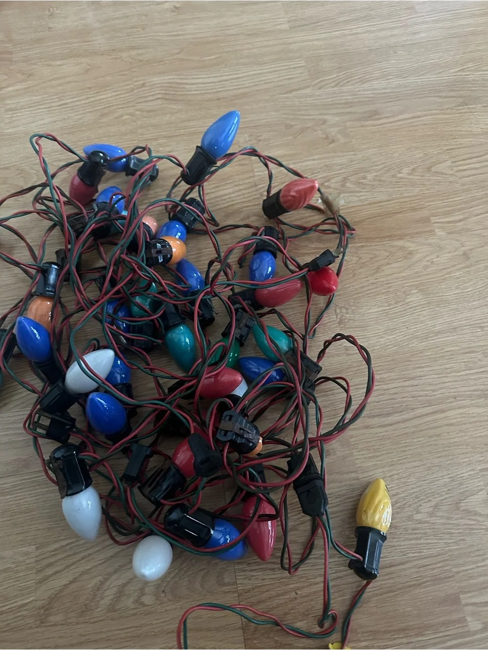 Vintage Multi-Color C9 Christmas Light Strand